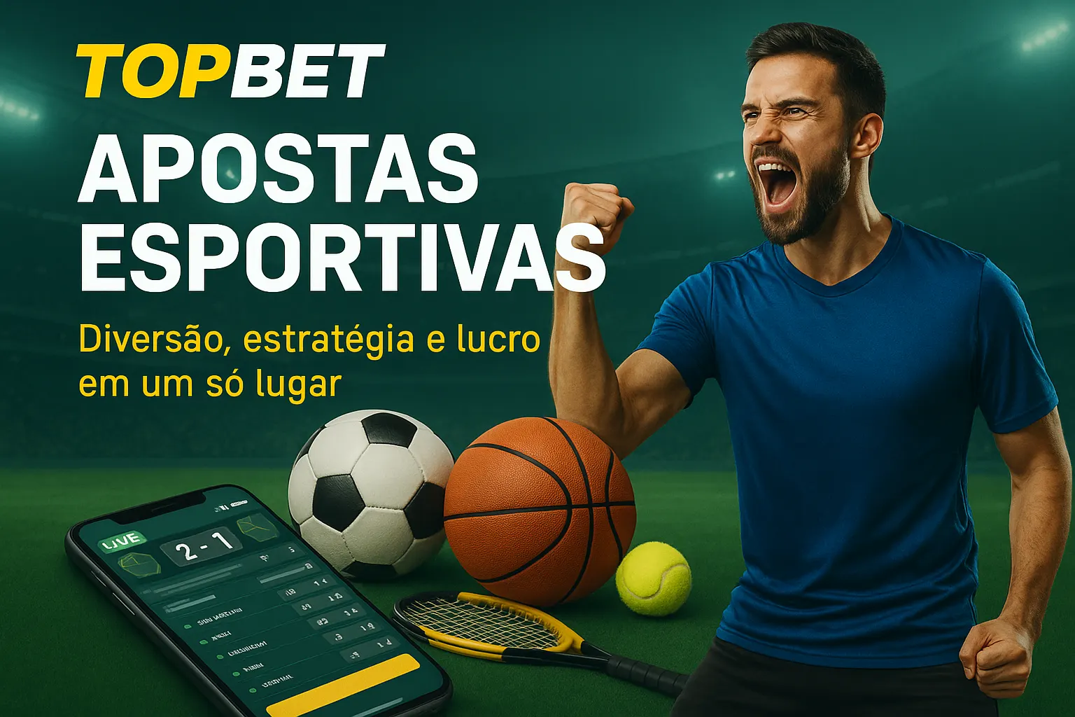 Apostas esportivas no cassino online TOPBET