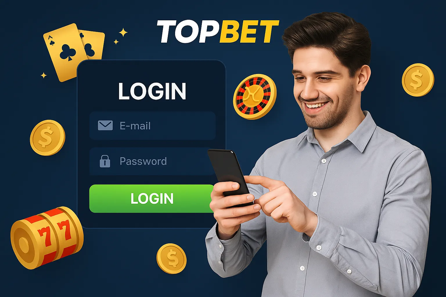 Login no Cassino TOPBET