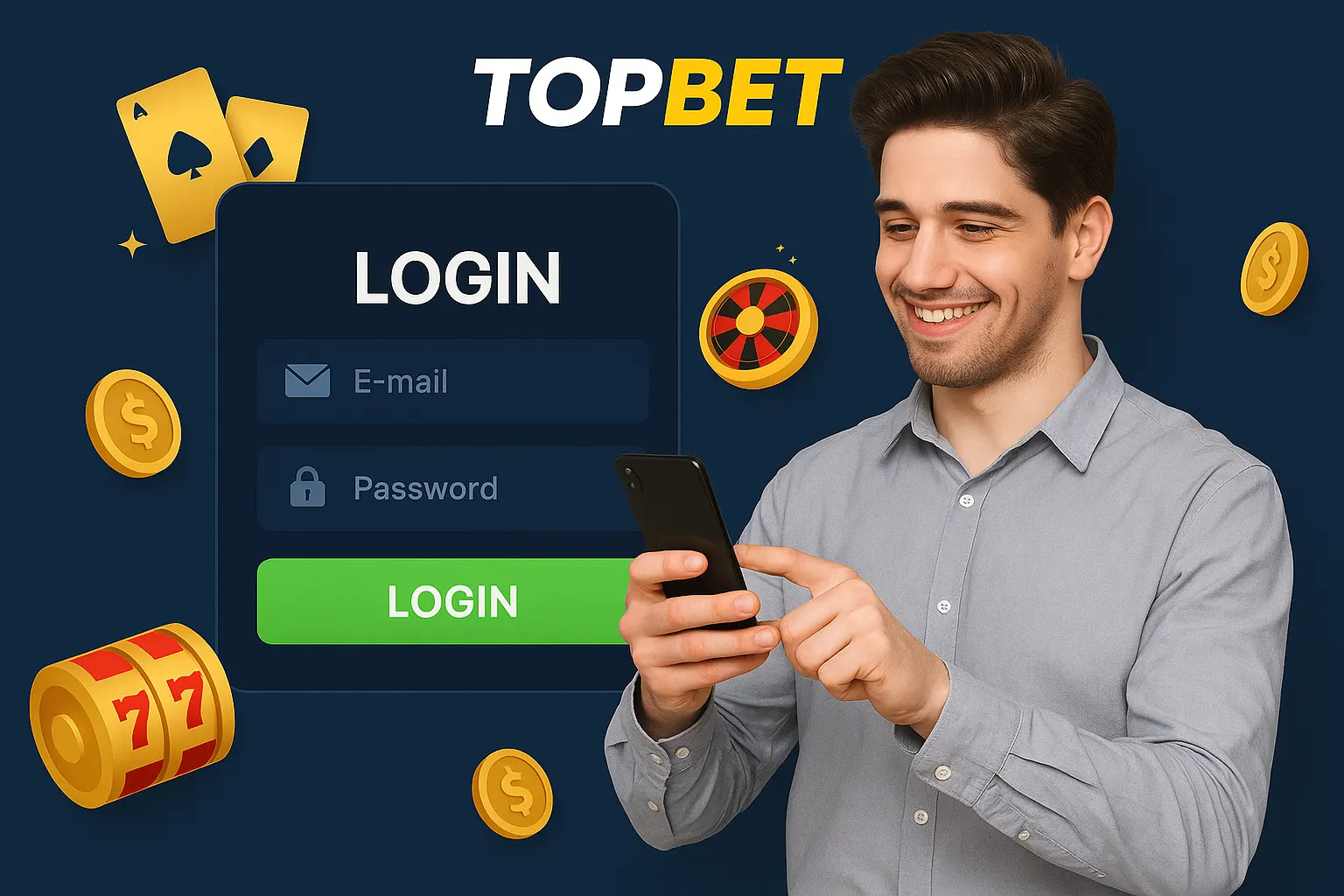 Registro na TOPBET Garante Acesso a uma Vasta Seleção de jogo