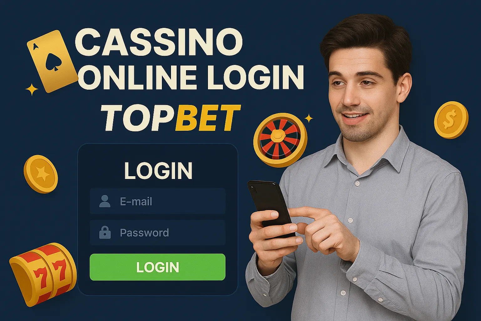 Criar uma nova Conta no plataforma TOPBET