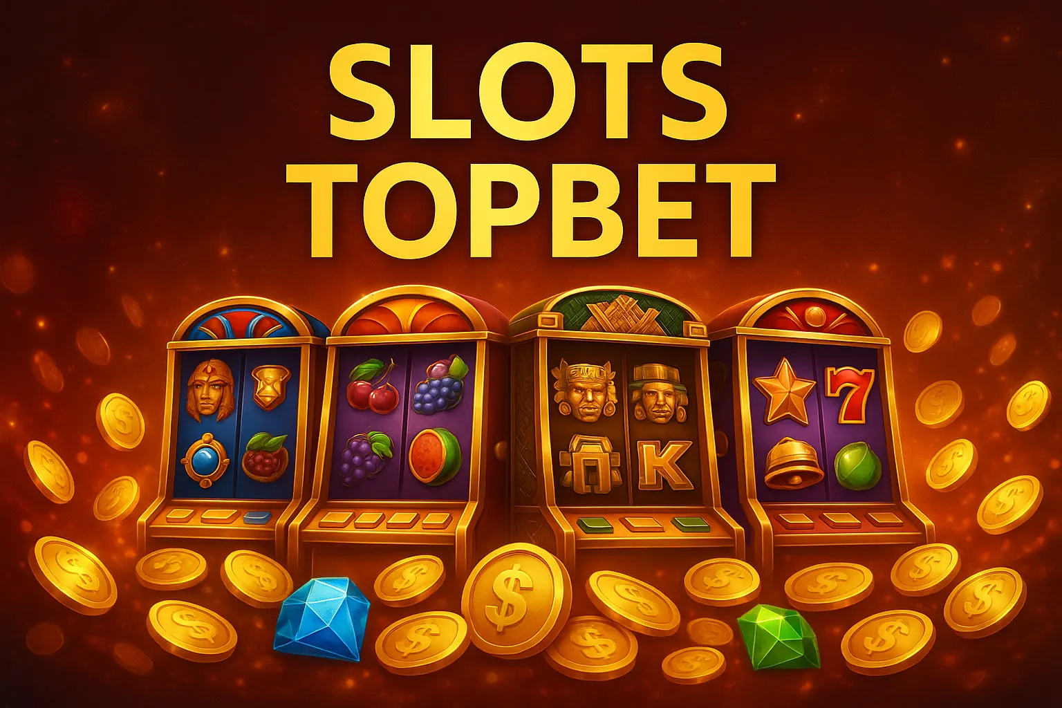 Explore o mundo das slot machines no TOPBET Casino